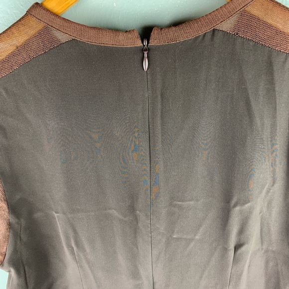 Nanette Lepore | A-line Mesh Silky CapSleeve Dress - Picture 6 of 7